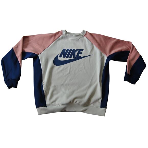 Nike Other - Nike Blue Pink White Crewneck Sweater Medium